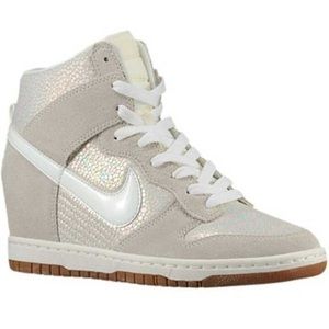 Nike Dunk Sky Hi Pearl Metallic Luster